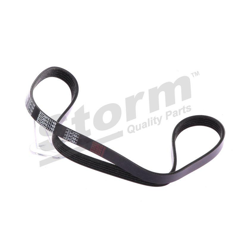 Courroie trapézoïdale à nervures STORM QUALITY PARTS STO5PK1148