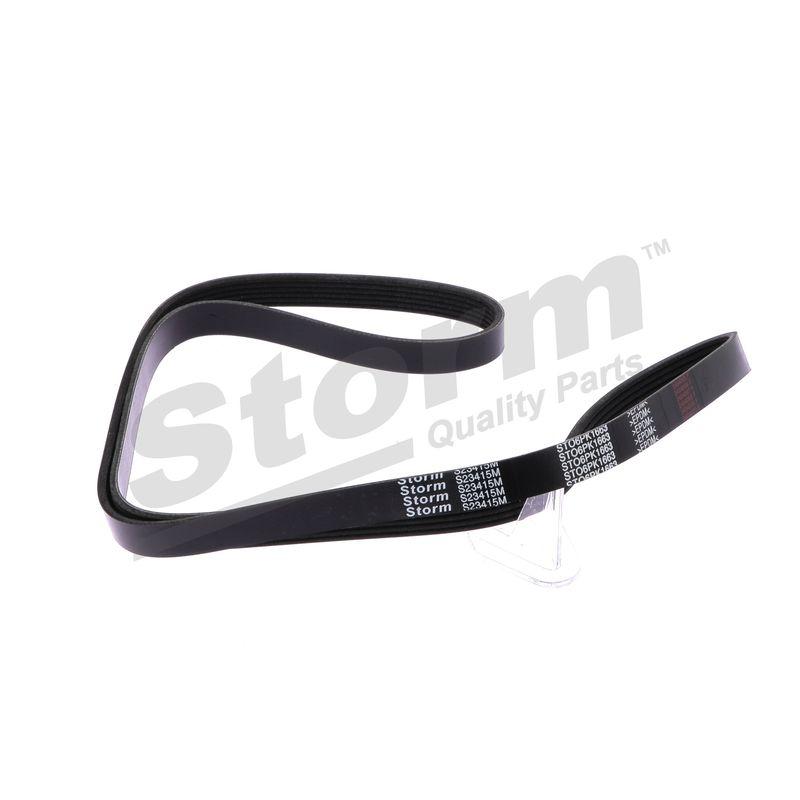 Courroie trapézoïdale à nervures STORM QUALITY PARTS STO6PK1663
