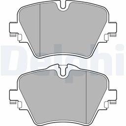 Kit de plaquettes de frein, frein à disque DELPHI LP3182