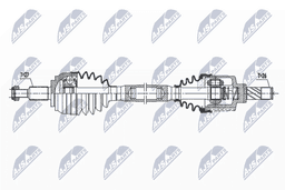 Arbre de transmission NTY NPW-RE-173