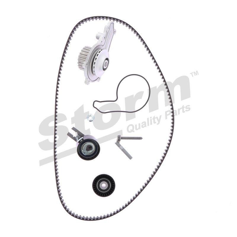 Pompe à eau + kit de courroie crantée STORM QUALITY PARTS 5550571KP