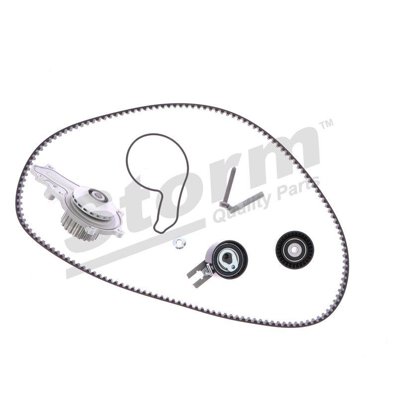 Pompe à eau + kit de courroie crantée STORM QUALITY PARTS 5550571KP