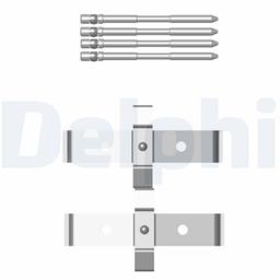 Kit d'accessoires, plaquette de frein à disque DELPHI LX0469