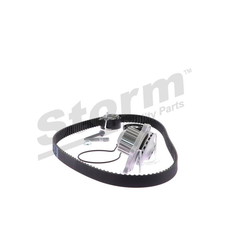 Pompe à eau + kit de courroie crantée STORM QUALITY PARTS 904487KP