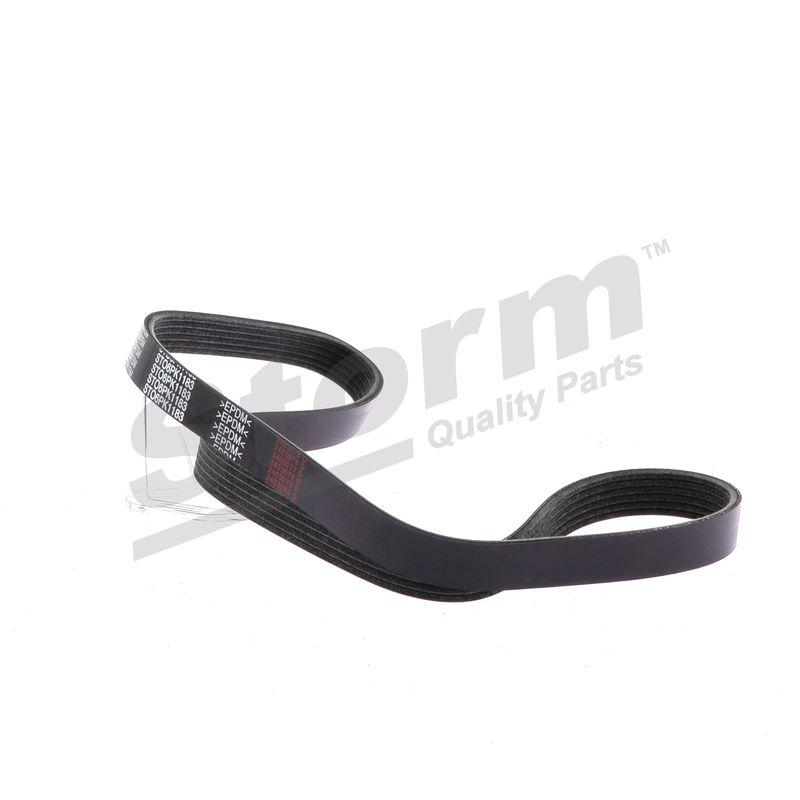 Courroie trapézoïdale à nervures STORM QUALITY PARTS STO6PK1183