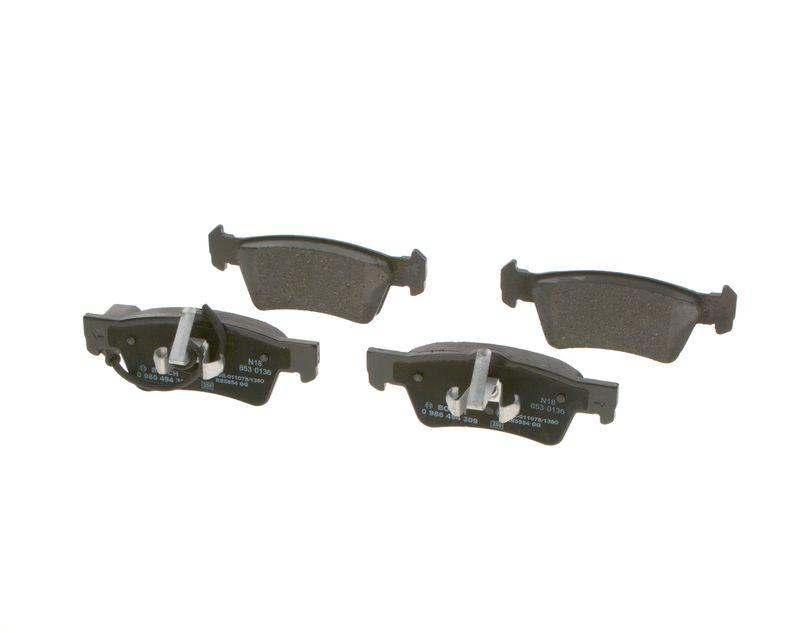 Kit de plaquettes de frein, frein à disque BOSCH 0 986 494 309