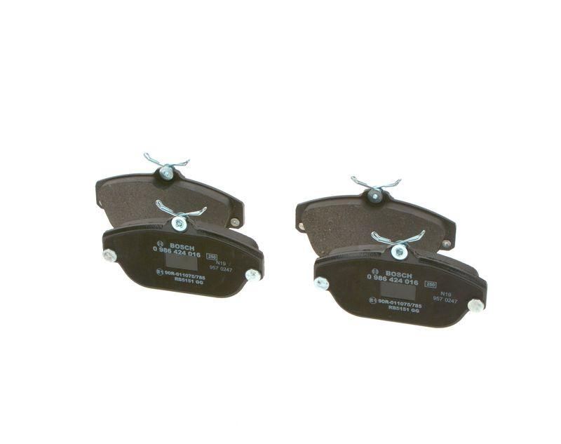 Kit de plaquettes de frein, frein à disque BOSCH 0 986 424 016