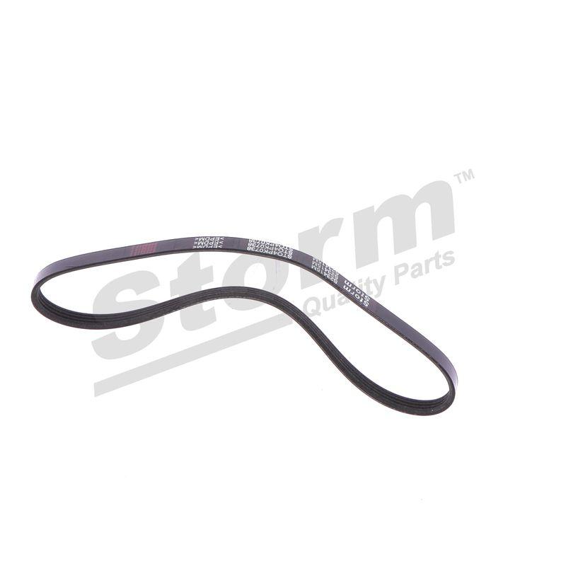 Courroie trapézoïdale à nervures STORM QUALITY PARTS STO4PK0738