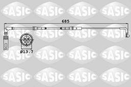 Contact d'avertissement, usure des plaquettes de frein SASIC 6236009