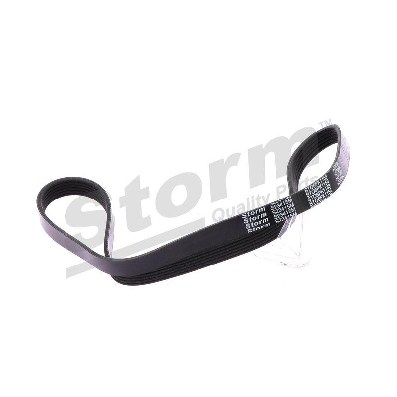 Courroie trapézoïdale à nervures STORM QUALITY PARTS STO6PK1153