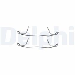 Kit d'accessoires, plaquette de frein à disque DELPHI LX0210