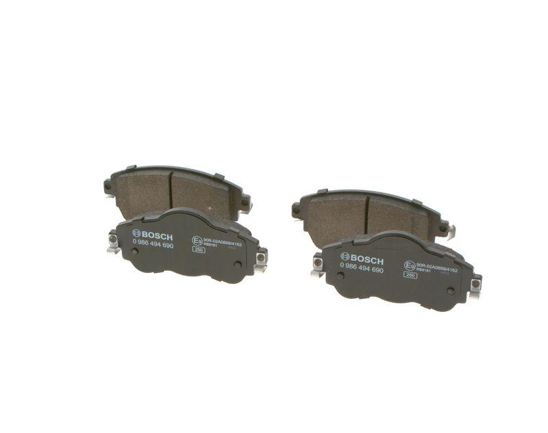 Kit de plaquettes de frein, frein à disque BOSCH 0 986 494 690