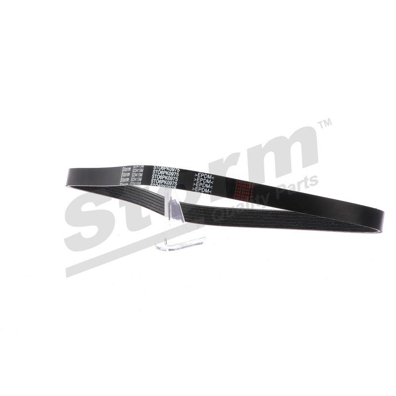 Courroie trapézoïdale à nervures STORM QUALITY PARTS STO6PK0975