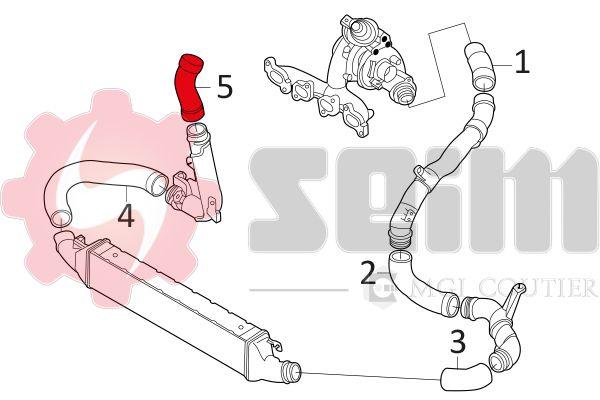 Gaine de suralimentation SEIM 981047
