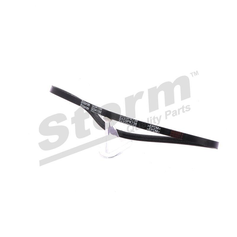 Courroie trapézoïdale à nervures STORM QUALITY PARTS STO3PK0738