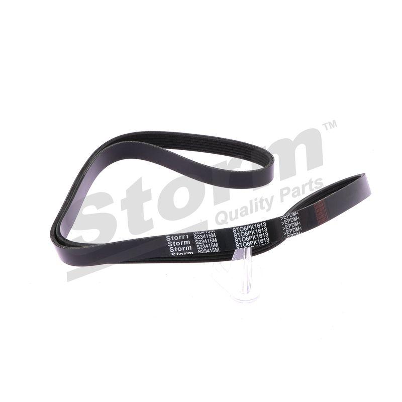 Courroie trapézoïdale à nervures STORM QUALITY PARTS STO6PK1613