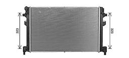 Radiateur, refroidissement du moteur AVA QUALITY COOLING VN2426