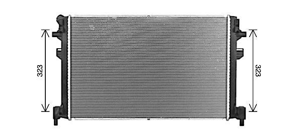 Radiateur, refroidissement du moteur AVA QUALITY COOLING VN2426