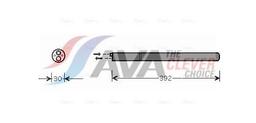 Filtre déshydratant, climatisation AVA QUALITY COOLING VND212
