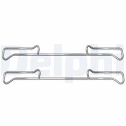 Kit d'accessoires, plaquette de frein à disque DELPHI LX0436