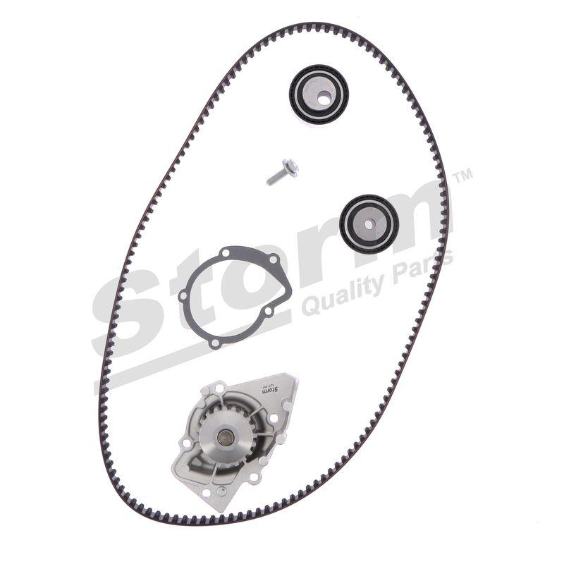 Pompe à eau + kit de courroie crantée STORM QUALITY PARTS 5550566KP