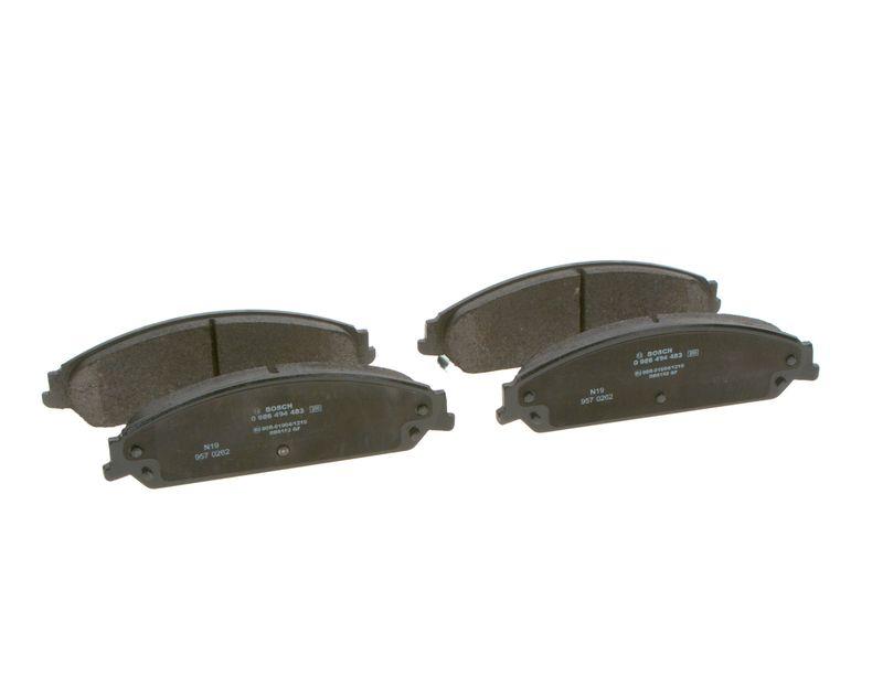 Kit de plaquettes de frein, frein à disque BOSCH 0 986 494 483