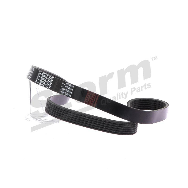 Courroie trapézoïdale à nervures STORM QUALITY PARTS STO6PK1050