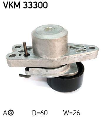 Tendeur de courroie, courroie trapézoïdale à nervures SKF VKM 33300