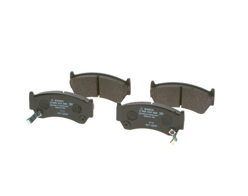 Kit de plaquettes de frein, frein à disque BOSCH 0 986 424 369