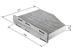Filtre, air de l'habitacle BOSCH 1987432397