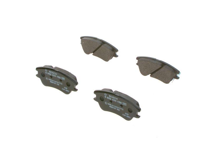 Kit de plaquettes de frein, frein à disque BOSCH 0 986 494 155