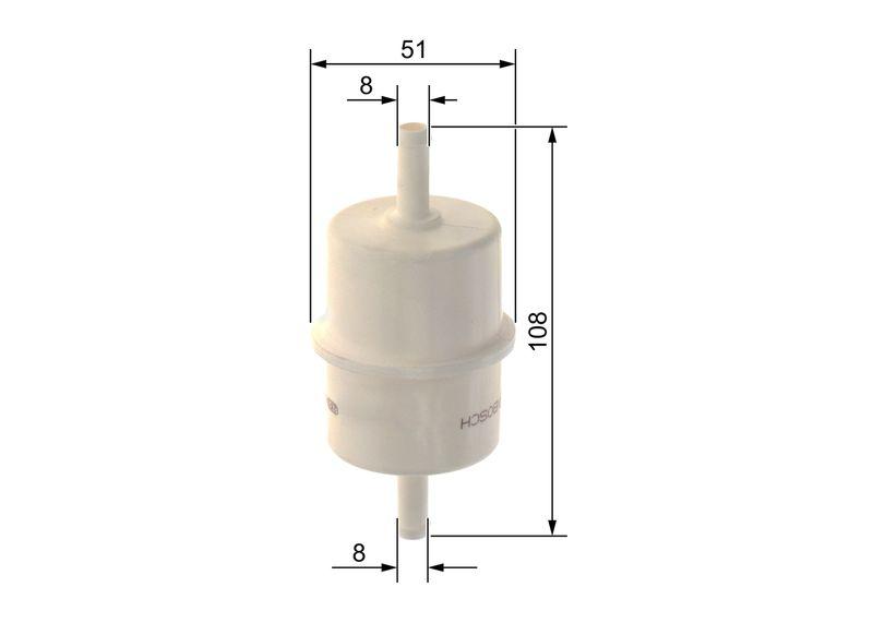 Filtre à carburant BOSCH F 026 402 351