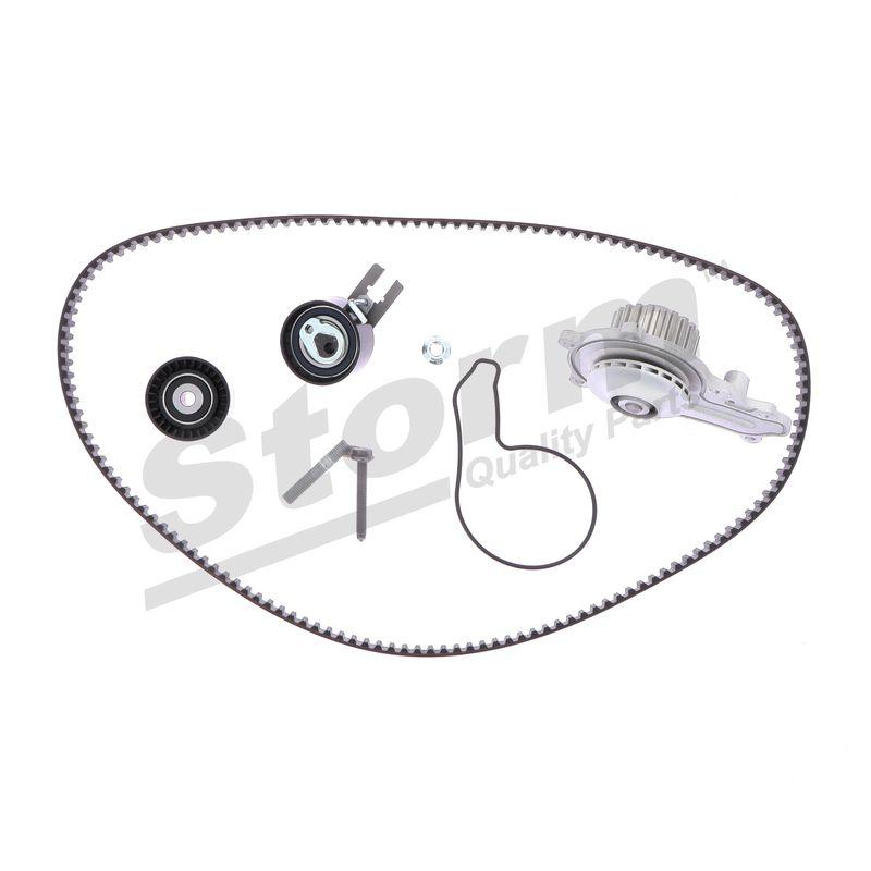 Pompe à eau + kit de courroie crantée STORM QUALITY PARTS 5550571KP