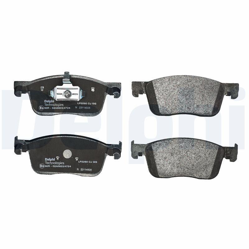 Kit de plaquettes de frein, frein à disque DELPHI LP3260