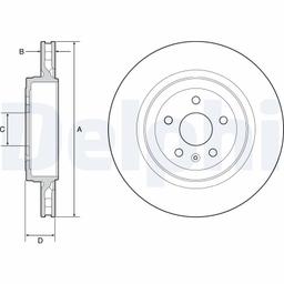 Disque de frein DELPHI BG9221C