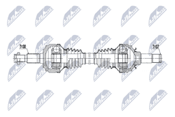 Arbre de transmission NTY NPW-VW-222