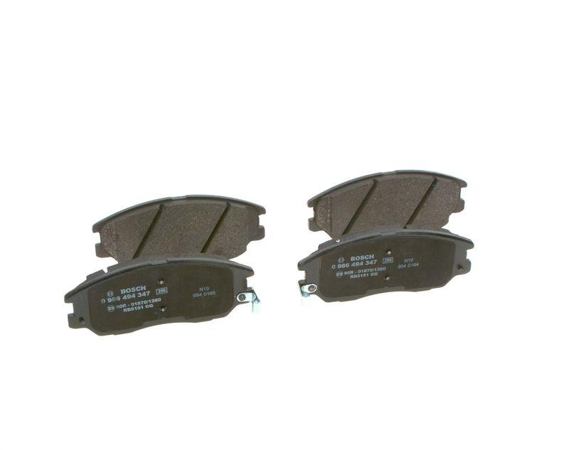 Kit de plaquettes de frein, frein à disque BOSCH 0 986 494 347