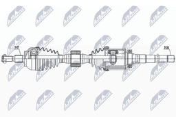Arbre de transmission NTY NPW-FR-137