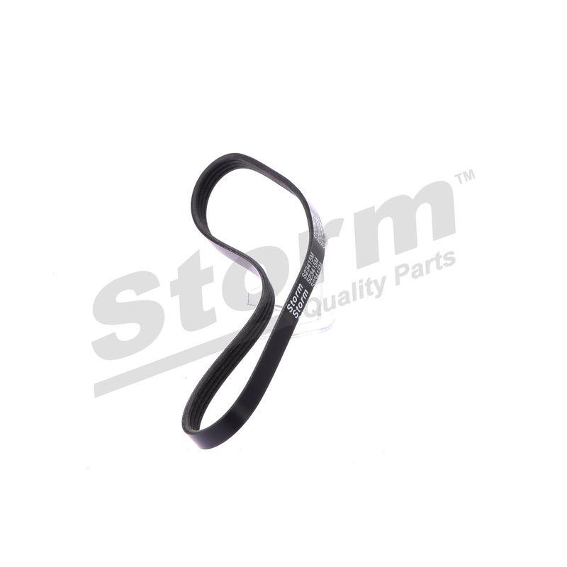 Courroie trapézoïdale à nervures STORM QUALITY PARTS STO4PK0738