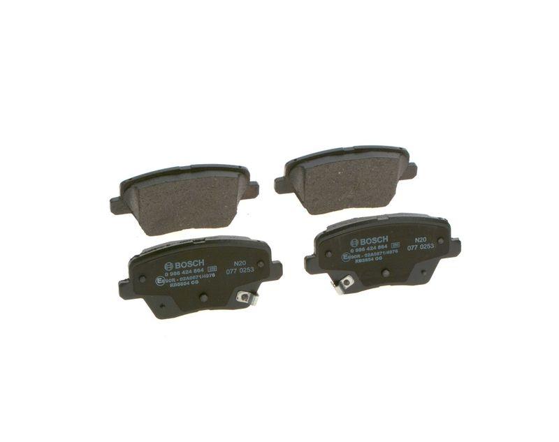 Kit de plaquettes de frein, frein à disque BOSCH 0 986 424 864