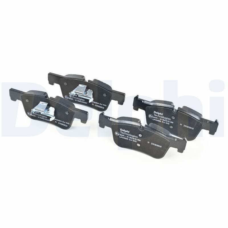 Kit de plaquettes de frein, frein à disque DELPHI LP2285