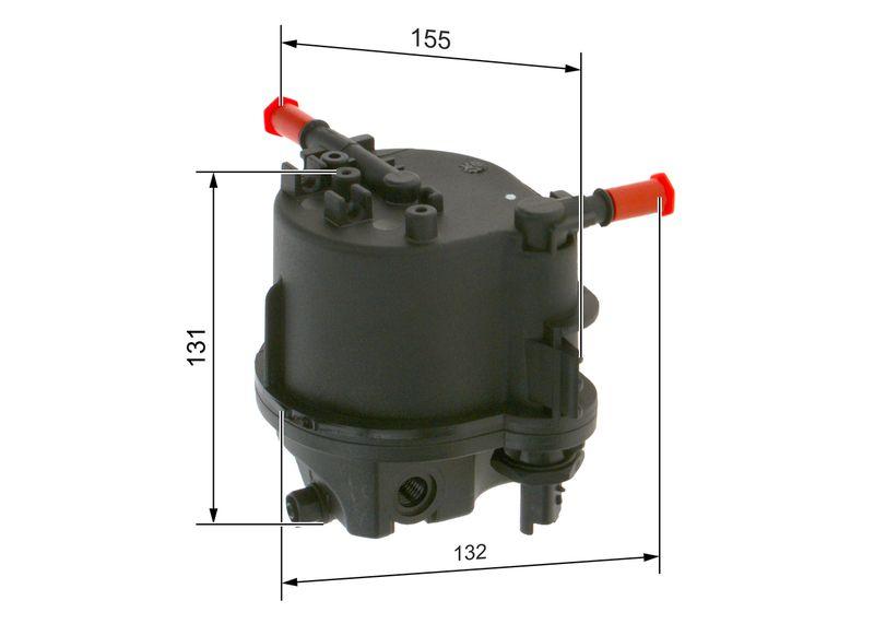 Filtre à carburant BOSCH 0 450 906 460