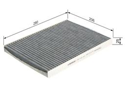 Filtre, air de l'habitacle BOSCH 1987432312
