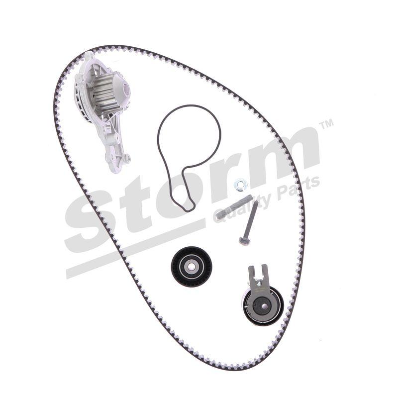 Pompe à eau + kit de courroie crantée STORM QUALITY PARTS 904487KP