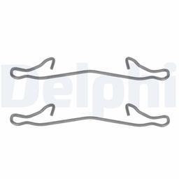 Kit d'accessoires, plaquette de frein à disque DELPHI LX0088