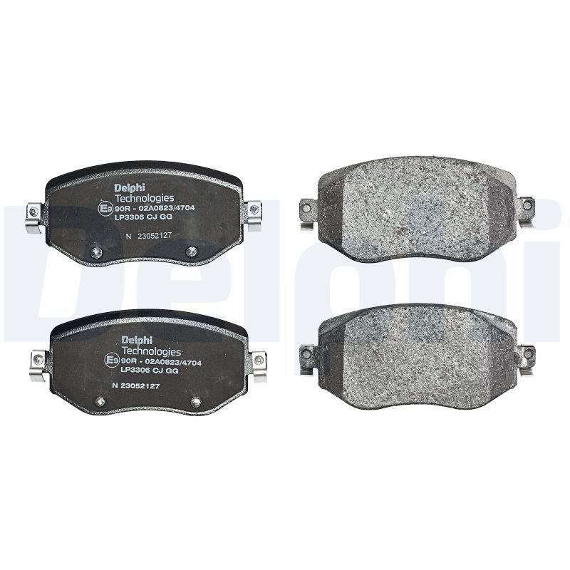 Kit de plaquettes de frein, frein à disque DELPHI LP3306