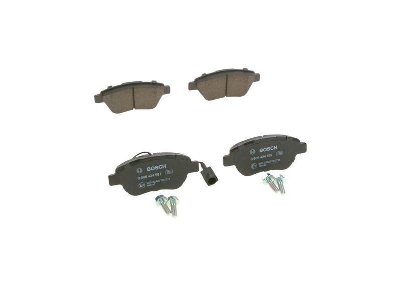 Kit de plaquettes de frein, frein à disque BOSCH 0 986 424 597