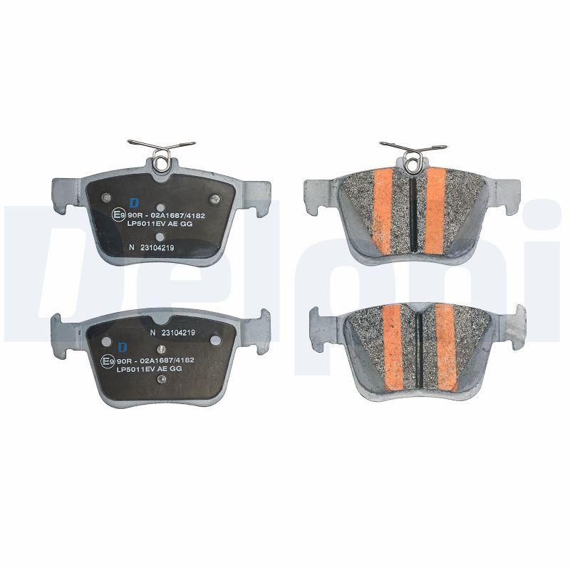 Kit de plaquettes de frein, frein à disque DELPHI LP5011EV