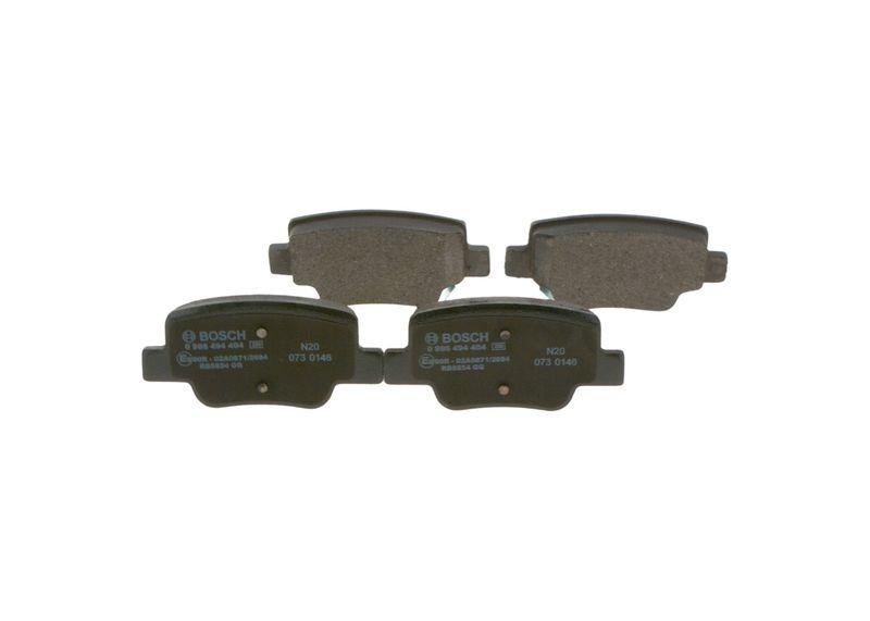 Kit de plaquettes de frein, frein à disque BOSCH 0 986 494 404