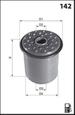 Filtre à carburant MECAFILTER ELG5226